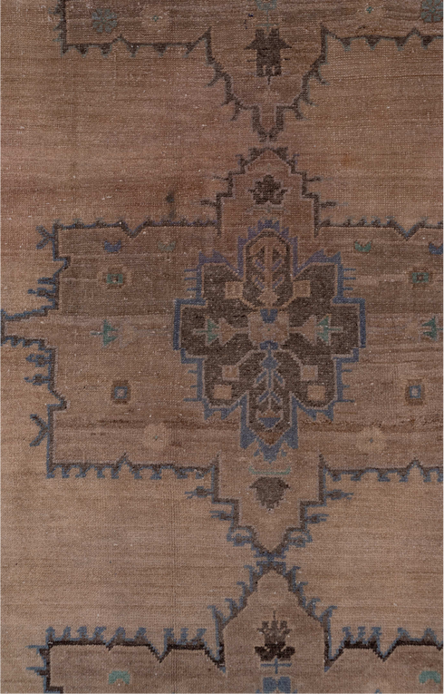 Vintage Oushak Runner Rug (4' x 12')